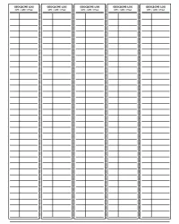 Free Printable Geocache Logs Screenshot 4
