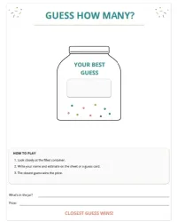 Free Printable Guess How Many Sheet Screenshot 2