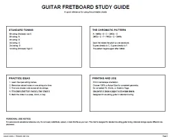 Free Printable Guitar Notes Chart Screenshot 5