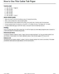 Free Printable Guitar Tab Paper Screenshot 5