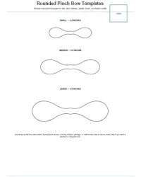 Free Printable Hair Bow Templates Screenshot 3