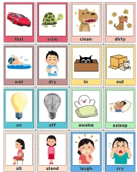 Free Printable Opposites Cards Screenshot 2