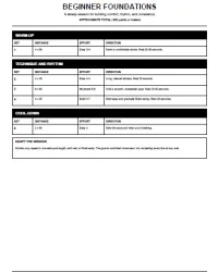 Free Printable Swim Workouts Screenshot 1