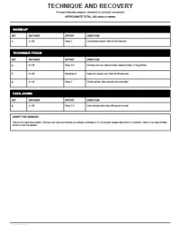 Free Printable Swim Workouts Screenshot 4