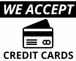 Free Printable We Accept Credit Cards Sign Screenshot 2