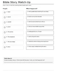 Free Printable Bible Activity Sheets Screenshot 01
