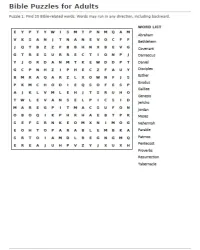 Free Printable Bible Puzzles for Adults Screenshot 01