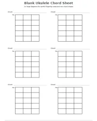 Free Printable Blank Ukulele Chord Sheet Screenshot 01