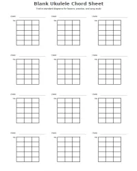 Free Printable Blank Ukulele Chord Sheet Screenshot 02