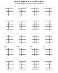 Free Printable Blank Ukulele Chord Sheet Screenshot 03