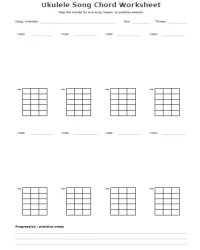 Free Printable Blank Ukulele Chord Sheet Screenshot 04