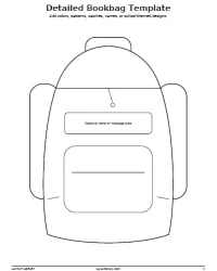 Free Printable Bookbag Template Screenshot 02