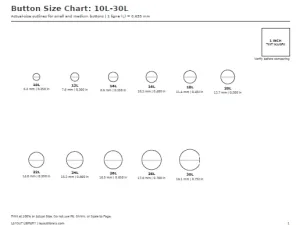 Free Printable Button Size Chart Screenshot 01