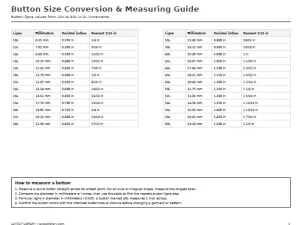 Free Printable Button Size Chart Screenshot 03