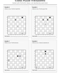 Free Printable Chess Puzzle Worksheets Screenshot 2