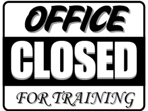 Free Printable Closed For Training Sign Screenshot 04