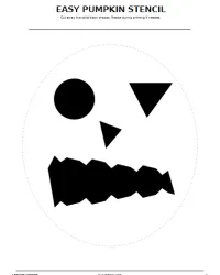 Free Printable Easy Pumpkin Stencils Screenshot 03