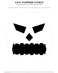 Free Printable Easy Pumpkin Stencils Screenshot 05