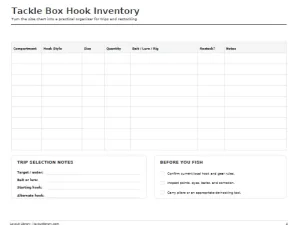 Free Printable Fishing Hook Size Chart Screenshot 04