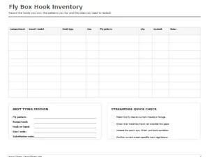 Free Printable Fly Fishing Hook Size Chart Screenshot 04