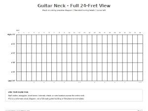 Free Printable Guitar Neck Screenshot 01