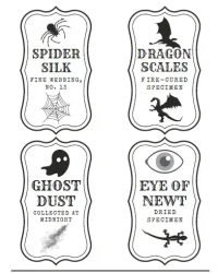 Free Printable Halloween Apothecary Labels Screenshot 02