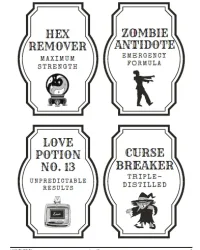 Free Printable Halloween Apothecary Labels Screenshot 03