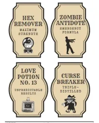 Free Printable Halloween Apothecary Labels Screenshot 05