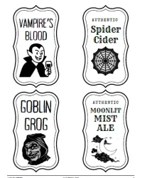 Free Printable Halloween Drink Labels Screenshot 02
