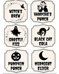 Free Printable Halloween Drink Labels Screenshot 04