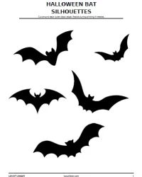 Free Printable Halloween Silhouettes Screenshot 01