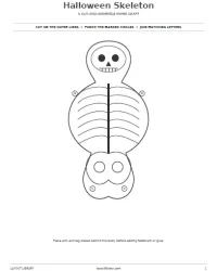 Free Printable Halloween Skeleton Screenshot 01
