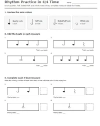 Free Printable Piano Worksheets for Beginners Screenshot 05