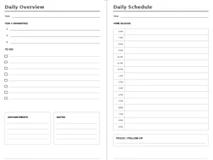 Free Printable Planner Inserts Screenshot 01
