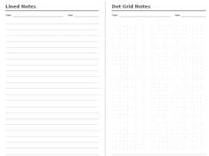 Free Printable Planner Inserts Screenshot 04