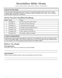 Free Printable Revelation Bible Study Screenshot 01