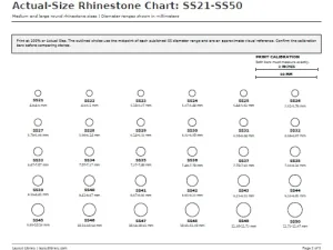 Free Printable Rhinestone Size Chart Screenshot 02