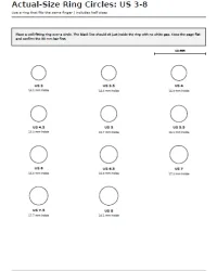 Free Printable Ring Sizer Strip for Women Screenshot 03