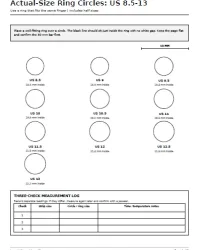 Free Printable Ring Sizer Strip for Women Screenshot 04