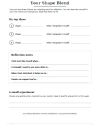Free Printable Shape Personality Test Screenshot 03