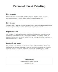 Free Printable Shape Personality Test Screenshot 05