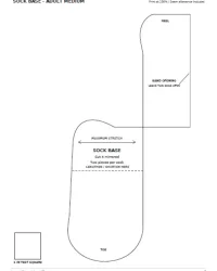 Free Printable Sock Sewing Pattern Screenshot 02