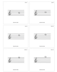 Free Printable Treble Clef Flash Cards Screenshot 02