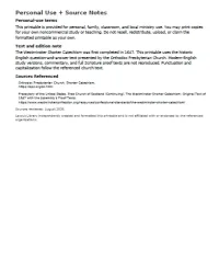 Free Printable Westminster Shorter Catechism Screenshot 11