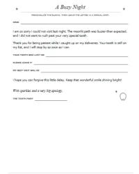 Printable Customizable Tooth Fairy Apology Letter Screenshot 01
