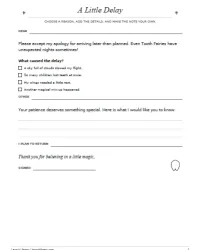 Printable Customizable Tooth Fairy Apology Letter Screenshot 02