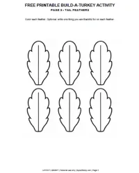 Free Printable Build-a-Turkey Activity Screenshot 03