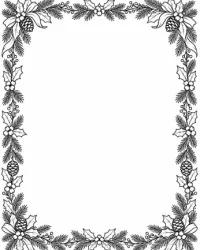Free Printable Christmas Border Templates Screenshot 02