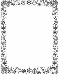 Free Printable Christmas Border Templates Screenshot 04