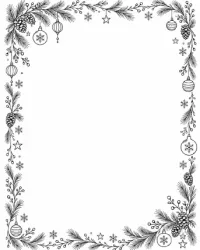 Free Printable Christmas Border Templates Screenshot 06
